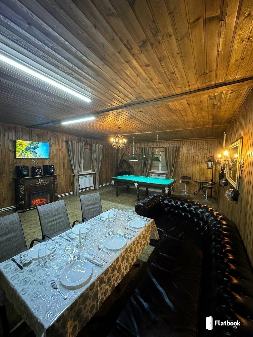 Дом с сауной и бассейном на 1-й Прибережной улице