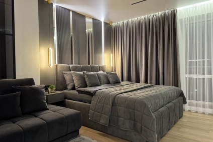 Современная квартира-студия рядом с центром